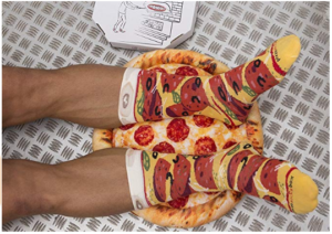 Pizza Socks Box